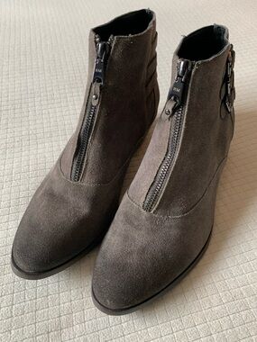 Rebecca Minkoff gray suede boots